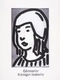 Gonnerin: Konigin Isabella by C. O. Paeffgen, Screenprint in colours, sold May 2025