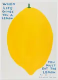 When Life Gives You a Lemon by David Shrigley, Offset lithograph printed in colours, sold May 2025