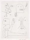 Untitled by Victor Brauner, Etching, offered May 2025