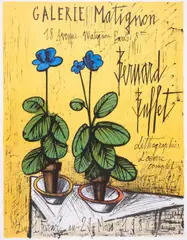 After by Bernard Buffet, Lithograph printed in colours, sold May 2025