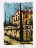 Ma Maison by Bernard Buffet, Lithograph printed in colours, sold May 2025