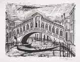 Le Pont du Rialto by Bernard Buffet, Lithograph, sold May 2025