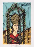 Saint Tropez en gloire by Bernard Buffet, Lithograph printed in colours, sold May 2025