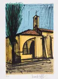 La Chapelle Sainte Anne by Bernard Buffet, Lithograph printed in colours, sold May 2025