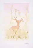Le Cerf Malade by Salvador Dalí, Engraving with pochoir in colours, sold May 2025