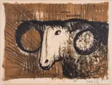 The Ram by Bernard Buffet, Lithograph printed in colours, sold May 2025