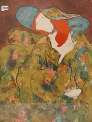Les Charmeuses - Emma by Linda Le Kinff, lithograph, offered Feb 2026