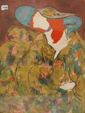 Les Charmeuses - Emma by Linda Le Kinff, lithograph, offered Feb 2026