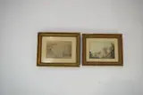 Continental riverscapes by Nicholas Pocock, watercolor, sold Jan 2026
