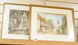 Wilmington Church by Joseph Compton Hall, 1931, watercolor, offered Jan 2026