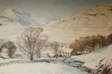 Blea Tarn Farm, Lake District by Kenneth Denton, oil on board, sold Jan 2026