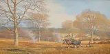Timber Hauling by Paul Morgan, oil on canvas, sold Jan 2026