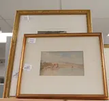 A garden scene by Jenika Cabarrus, watercolour, sold Jan 2026