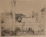 Bachi Serai by Marius Bauer, etching, sold Jan 2026