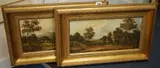 Pastoral landscapes by C. Butler, oil, sold Jan 2026