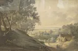 Hythe Kent by James Bourne, ink, sold Jan 2026