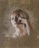 Femme au Bandeau 2 by Nathalie Picoulet, drawing, sold Jan 2026