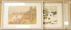 Village of Plums by Tōshi Yoshida, pencil, sold Jan 2026