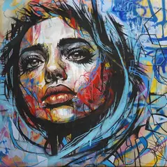 Chroma Transcendence, by Vin Dantes, oil on canvas, sold Dec 2025