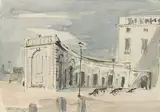 Castle by Robin Darwin, watercolour, sold Dec 2025
