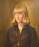 Portrait of a lady by Theodore Ramos, oil on canvas, sold Dec 2025