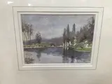 A river landscape by Jenika Cabarrus, watercolour, sold Dec 2025