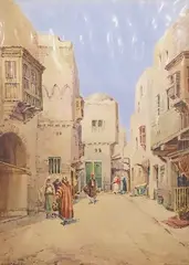 Untitled by Noel Leaver, watercolour, sold Dec 2025
