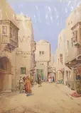 Untitled by Noel Leaver, watercolour, sold Dec 2025