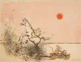Rat Race by Ronald Searle, pencil, sold Dec 2025