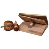 An egg with a miniature town emanating from by Pierre Decorse, sculpture, sold Dec 2025