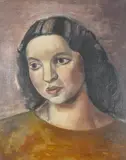 Rose Ellenby by Bernard Meninsky, oil on canvas, sold Dec 2025