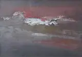 Beach, 1965 by Albert Houthuesen, oil, sold Dec 2025