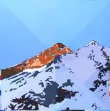 Gornergrat Zermatt- Morning and Evening by Piers Ottey, oil on canvas, sold Dec 2025