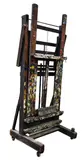 The artist's easel by John Bratby, oil, sold Dec 2025