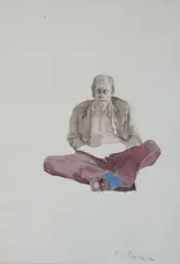 High Mo, Aug 68 by Patrick Procktor, watercolour on paper, offered Dec 2025