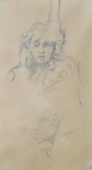 Madam Hessel au Telephone by Édouard Vuillard, pencil on paper, sold Dec 2025