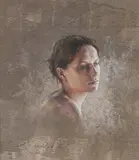 Portrait 1 by Nathalie Picoulet, drawing, sold Dec 2025
