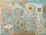 Morning Room by Richard Bawden, pencil, sold Dec 2025