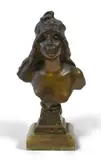Salome by Emmanuel Villanis, bronze, sold Dec 2025