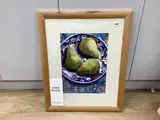 Still life of pears by Andy Waite, watercolour, sold Dec 2025