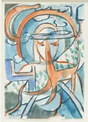 The Dream by Stuart Scott Somerville, watercolour, sold Dec 2025