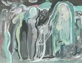 The Three Graces by Stuart Scott Somerville, gouache, sold Dec 2025
