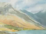 Wastwater Head by Alan Barlow, watercolour, sold Dec 2025
