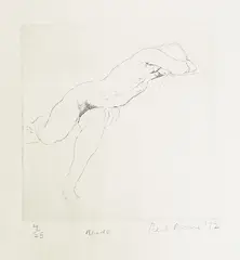 Nude by Piers Browne, pencil, sold Dec 2025