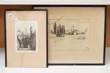 New College Gateway by Arthur Spencer, pencil, sold Nov 2025