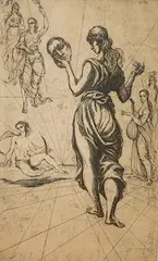 Muses by Marcel Chirnooga, pencil, sold Nov 2025