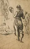 Muses by Marcel Chirnooga, pencil, sold Nov 2025