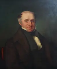 A portrait of a gentleman from the Bickersteth family by William Scott, ink, sold Nov 2025