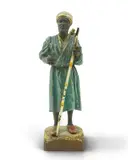 A Viennese cold painted bronze figure of a North African by Franz Xavier Bergman, bronze, sold Nov 2025