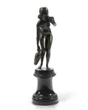 Nude Young Maiden with water jug by Paul Ludwig Kowlaczewski, bronze, sold Nov 2025
